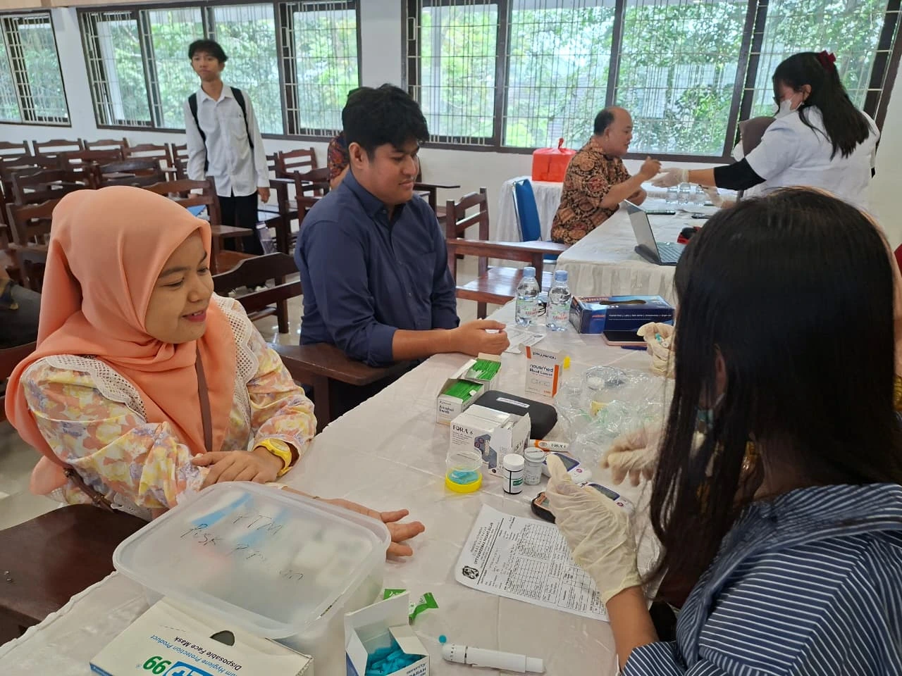 FKM USU Gelar Roadshow Cek Kesehatan Gratis di FISIP USU Sambut Dies Natalis ke-33